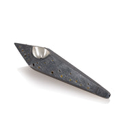 Todd Reed pipe made with Sterling silver with patina, and Autumn™ brilliant cut diamonds(~.69ct)